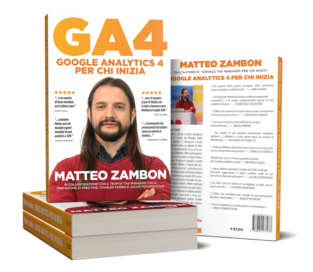 anteprima libro su GA4 Google Analytics 4 per chi inizia